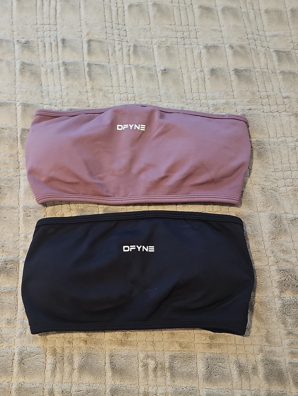 DFYNE Bikini Bottoms Purple & Black Medium Like New